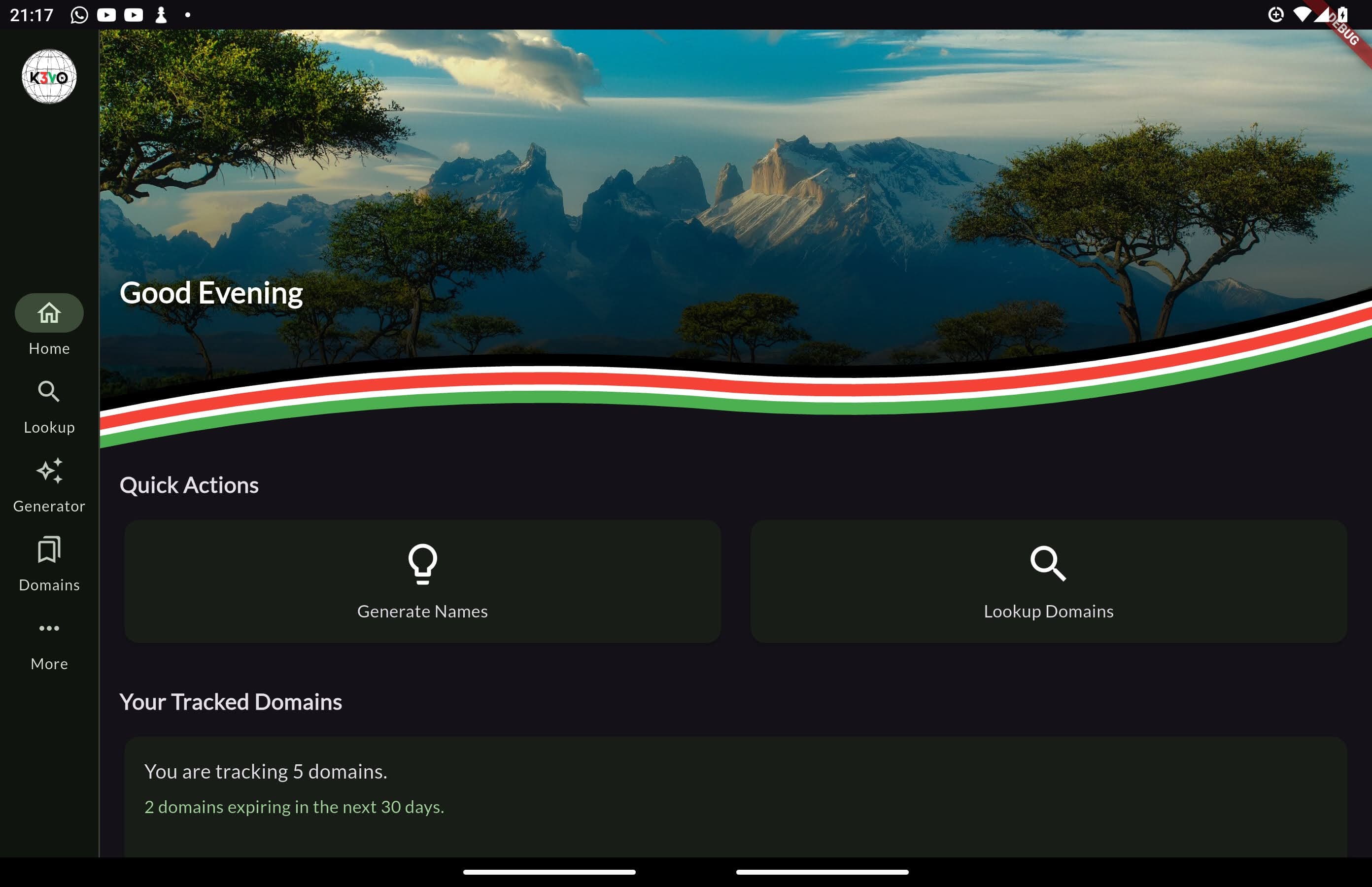 Neat & Clean User Interface.
